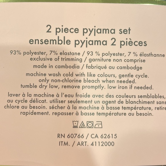 KATE SPADE New York Printed Long Sleeve Pajama Set - Picture 7 of 8